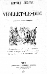 Lettres   Viollet-Le-Duc (1839-1870) par Mrime