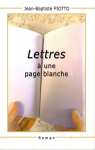 Lettres  une page blanche