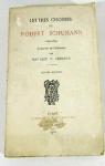 Lettres choisies de Robert Schumann (1828 - 1854) Vol 2 par Schumann