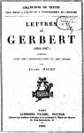 Lettres de Gerbert (983-997) par Havet