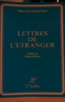 Lettres de l'tranger par Denuzire
