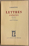 Lettres indites (1821-1851) par Lamartine