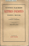 Lettres indites  Raoul-Duval par Flaubert