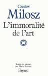 L'immoralit de l'art par Milosz
