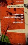 Littrature canadienne-franaise et qubcoise : anthologie critique par Erman