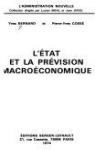 L'tat et la prvision macroconomique par Bernard (II)