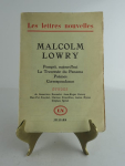 Malcolm Lowry par Les Lettres Nouvelles