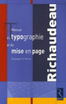 Manuel de typographie et de mise en page par Richaudeau