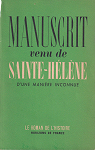 Manuscrit venu de Sainte-Hlne d'une manire inconnue par Lullin de Chateauvieux