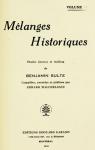 Mlanges Historiques; tudes parses et Indites Volume V.13/15 par Sulte