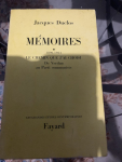 Mmoires, tome 1 : 1896-1934, Le chemin que j'ai choisi (De Verdun au Parti communiste) par Duclos