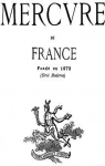 Mercure de France par Mercure de France