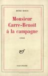 Monsieur Carre-Benoit à la campagne par Bosco