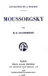 Les Matres de la Musique : Moussorgsky  par Calvocoressi
