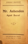 Mr. Ashenden Agent Secret par Maugham