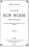 Notice sur Rode, Violoniste Franais par Pougin