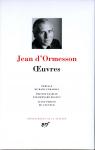 Oeuvres, tome 1 par Ormesson