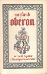 Obron ou Les aventures de Huon de Bordeaux par Wieland