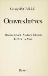 Oeuvres brves par Bataille