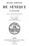 Oeuvres compltes de Snque : avec la traduction en franais (d.1869) par Snque