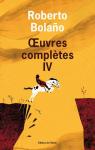 Oeuvres complètes, tome 4 par Bolaño