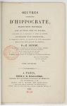 Oeuvres compltes par Hippocrate