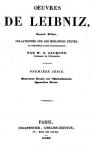 Oeuvres de Leibniz, tome 1 par Jacques