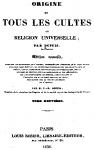 Origine de tous les cultes, ou Religion universelle. Volume 9 par Dupuis
