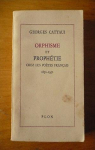 Orphisme et prophtie chez les potes franais 1850-1950 par Cattaui