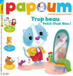 Papoum, n211 : Trop beau Petit Chat Bleu ! par Papoum