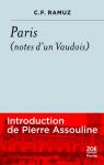 Paris (notes d'un Vaudois) par Ramuz