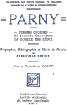 Parny - Poésies Choisies par Séché