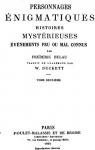 Personnages nigmatiques, Histoires Mystrieuses, vnements peu ou mal connus, Volume 2 par Blau