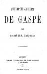 Philippe Aubert de Gaspé par Casgrain