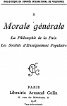 Philosophie gnrale et Mtaphysique Vol. 2 : Morale gnrale par International Congress of Philosophy