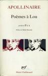 Poèmes à Lou par Apollinaire
