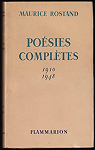 Posies compltes 1910-1948 par Rostand