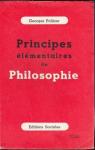 Principes élémentaires de philosophie par Politzer