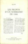 Les Propos d'un normand de 1906 par Alain