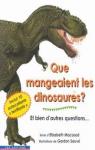 Que mangeaient les dinosaures? par MacLeod