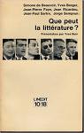Que peut la littrature ? par Sartre