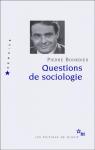 Questions de sociologie par Bourdieu