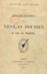 Recherches sur Nicolas Poussin et sur sa famille par Advielle
