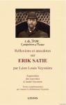 Rflexions et anecdotes sur Erik Satie par Veyssire