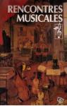 Rencontres musicales tome I par Andriessen
