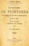 Rpertoire de Peintures du Moyen ge et de la Renaissance (1280-1580) Tome 1 par Reinach