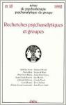 Revue de psychothrapie psychanalytique de groupe, n18 par Psychothrapie