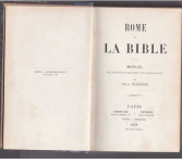 Rome et la Bible par 