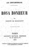 Rosa Bonheur par Mirecourt