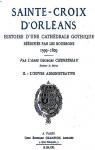 Sainte-Croix d'Orlans, tome 2 : L'oeuvre administrative par Chenesseau